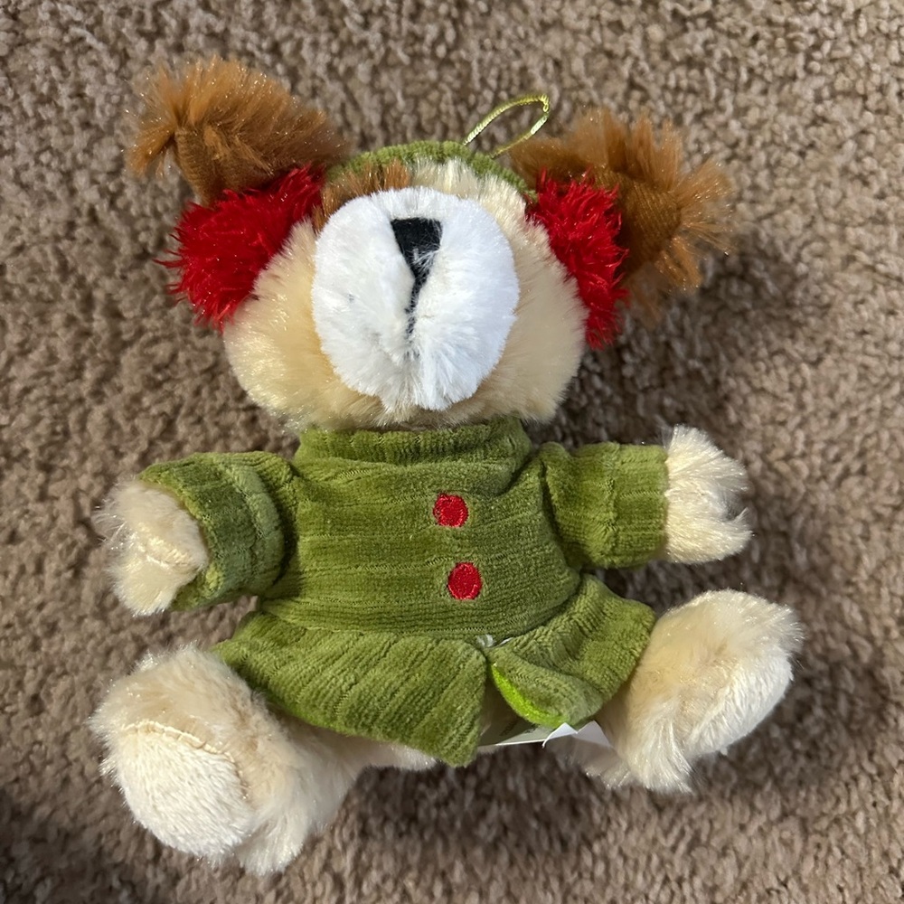Vintage Holiday Plush Ornament